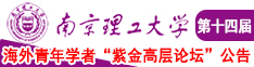 美女裸体洗澡被操逼南京理工大学第十四届海外青年学者紫金论坛诚邀海内外英才！